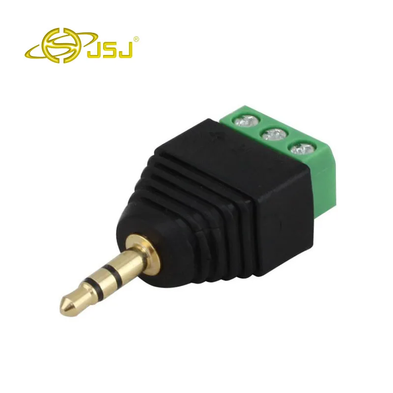 JSJ 3.5mm stereo plug back-end screw connection 3.5 audio AUX plug-free solder joint
JSJ 3.5mm stereo plug back-end screw connection 3.5 audio AUX plug-free solder joint