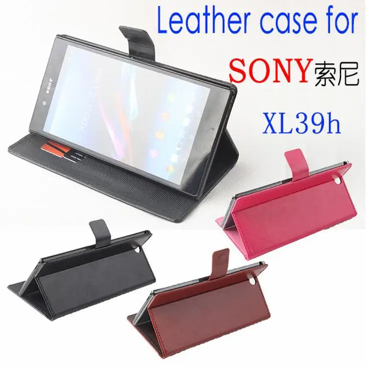High Quality Leather Case For SONY XL39h Flip Cover Case With Card Slot housing for SONY Xperia Z Ultra / ZU phone Cover Cases
High Quality Leather Case For SONY XL39h Flip Cover Case With Card Slot housing for SONY Xperia Z Ultra / ZU phone Cover Cases