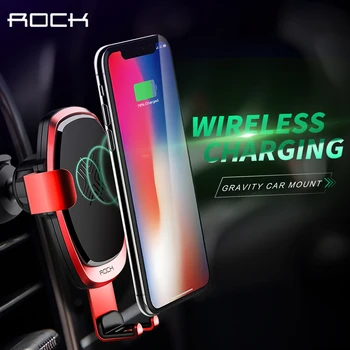 ROCK Wireless Charger Metal Gravity Car Mount Holder for iPhone 7 X 10W Alloy Qi Gravity Wireless Car Charger Holder for Samsung
ROCK Wireless Charger Metal Gravity Car Mount Holder for iPhone 7 X 10W Alloy Qi Gravity Wireless Car Charger Holder for Samsung