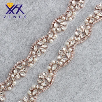 XINFANGXIU Sewing Wedding belt applique pearls beading rhinestone trim bridal sash applique decorations for wedding(10 Yards)
XINFANGXIU Sewing Wedding belt applique pearls beading rhinestone trim bridal sash applique decorations for wedding(10 Yards)