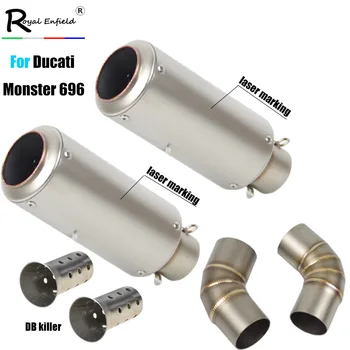 Motorcycle Exhaust System Muffler Mid Link Tube Pipe with DB killer Whole Set Pipe for Ducati Monster 696 695 795 796 1100
Motorcycle Exhaust System Muffler Mid Link Tube Pipe with DB killer Whole Set Pipe for Ducati Monster 696 695 795 796 1100