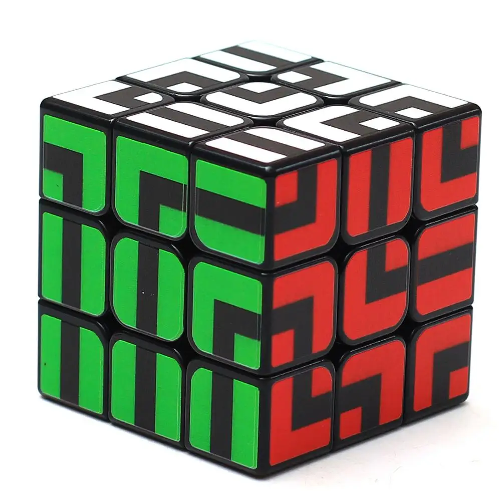 2019 Новое поступление Z-cube лабиринт тип 3x3x3 волшебный куб головоломка