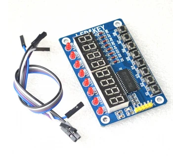TM1638 Key Digital Tube LED Display Module 8 Bit Digital Tube \LED\ Button For Arduino
TM1638 Key Digital Tube LED Display Module 8 Bit Digital Tube \LED\ Button For Arduino