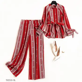 European style 2019 New arrivals summer Spring fashion women clothes temperament patchwork striped casual suit T3221
European style 2019 New arrivals summer Spring fashion women clothes temperament patchwork striped casual suit T3221
