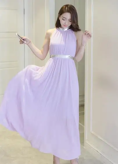 Free Shipping 2017 Summer Beach Style Halter Pure Color Sleeveless Woman Long Dress With Sashes
Free Shipping 2017 Summer Beach Style Halter Pure Color Sleeveless Woman Long Dress With Sashes