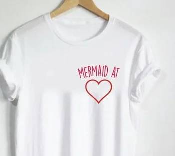 hahayuleMermaid at Heart Pocket Letters Print Women T Shirt Cotton Wear Funny Shirt For Lady White Top Tee
hahayuleMermaid at Heart Pocket Letters Print Women T Shirt Cotton Wear Funny Shirt For Lady White Top Tee