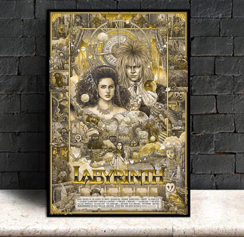 Labyrinth Poster 1986 Classic Movie Painting Wall Art Picture for Living Room Home Decor
Labyrinth Poster 1986 Classic Movie Painting Wall Art Picture for Living Room Home Decor
