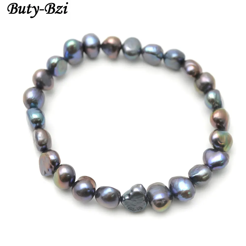 Peacock Color Natural Fresh Water Pearl Baroque Flat Oval Beads Stretch Bracelet Fashion Woman Jewelry
Peacock Color Natural Fresh Water Pearl Baroque Flat Oval Beads Stretch Bracelet Fashion Woman Jewelry