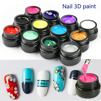 Nail painting Acrylic plastic paints authentic painting set gradient smudge drawing 2018 stereo 3d embossed micro-carving
Nail painting Acrylic plastic paints authentic painting set gradient smudge drawing 2018 stereo 3d embossed micro-carving
