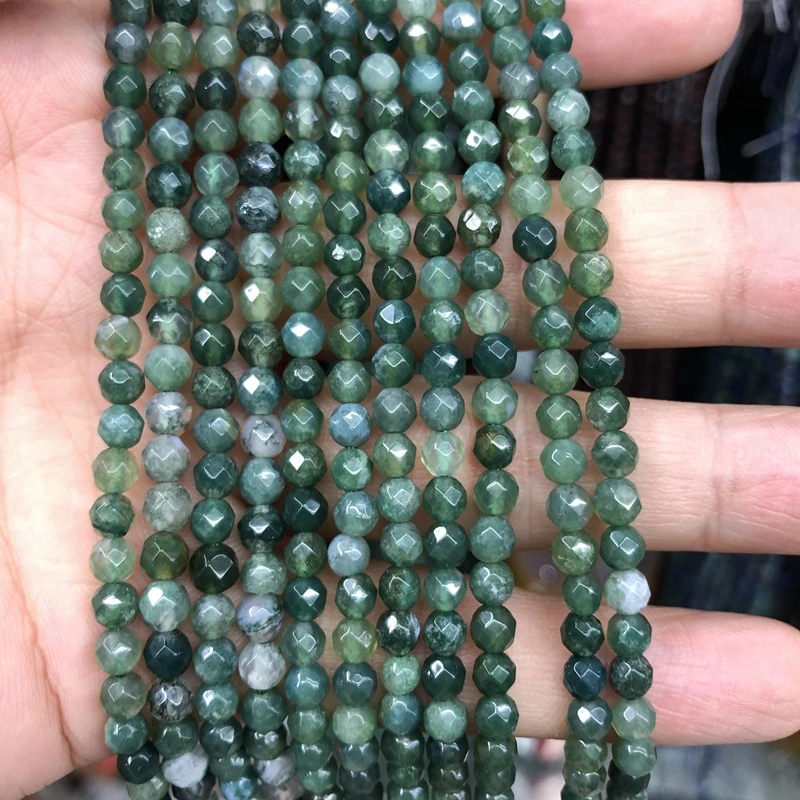 Natural Indian Moss Agat e Beads, Faceted Stone Beads 4mm 6mm 8mm 10mm 12mm Gem Stone Jewelry beads,1of 15"strand
Natural Indian Moss Agat e Beads, Faceted Stone Beads 4mm 6mm 8mm 10mm 12mm Gem Stone Jewelry beads,1of 15"strand