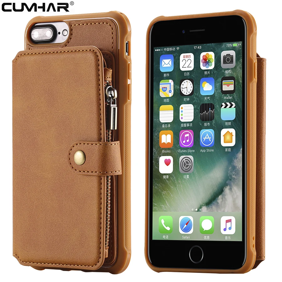 Zipper Bag Card Pocket Wallet Flip Leather for iPhone 8 Plus Cover Soft Silicon TPU for iPhone 7 6S 6 Case iPhone X Coin Purse
Zipper Bag Card Pocket Wallet Flip Leather for iPhone 8 Plus Cover Soft Silicon TPU for iPhone 7 6S 6 Case iPhone X Coin Purse