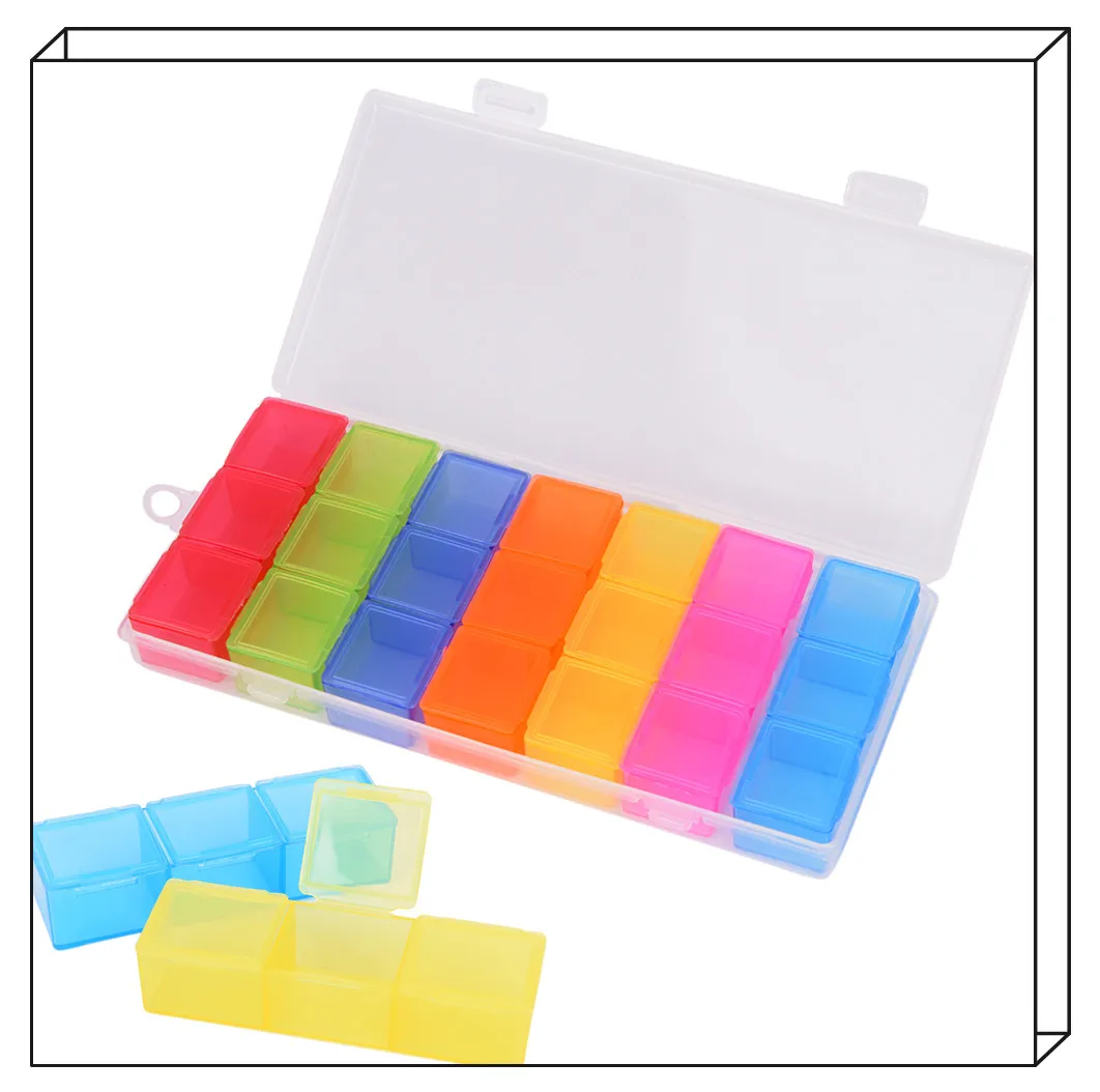 7 Day Pillbox Dispenser Organizer Case With 21 Compartments Pill Medicine Tablet Pill Box Multicolor Container For Medicines
7 Day Pillbox Dispenser Organizer Case With 21 Compartments Pill Medicine Tablet Pill Box Multicolor Container For Medicines