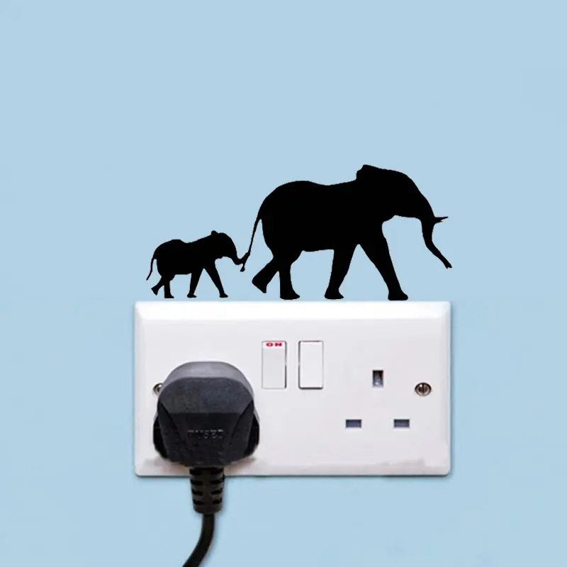 Elephant Switch Socket Sticker Home Wall Decor Car Stickers Cartoon Animal Auto Products Child Bedroom Vinyl Window Decals
Elephant Switch Socket Sticker Home Wall Decor Car Stickers Cartoon Animal Auto Products Child Bedroom Vinyl Window Decals