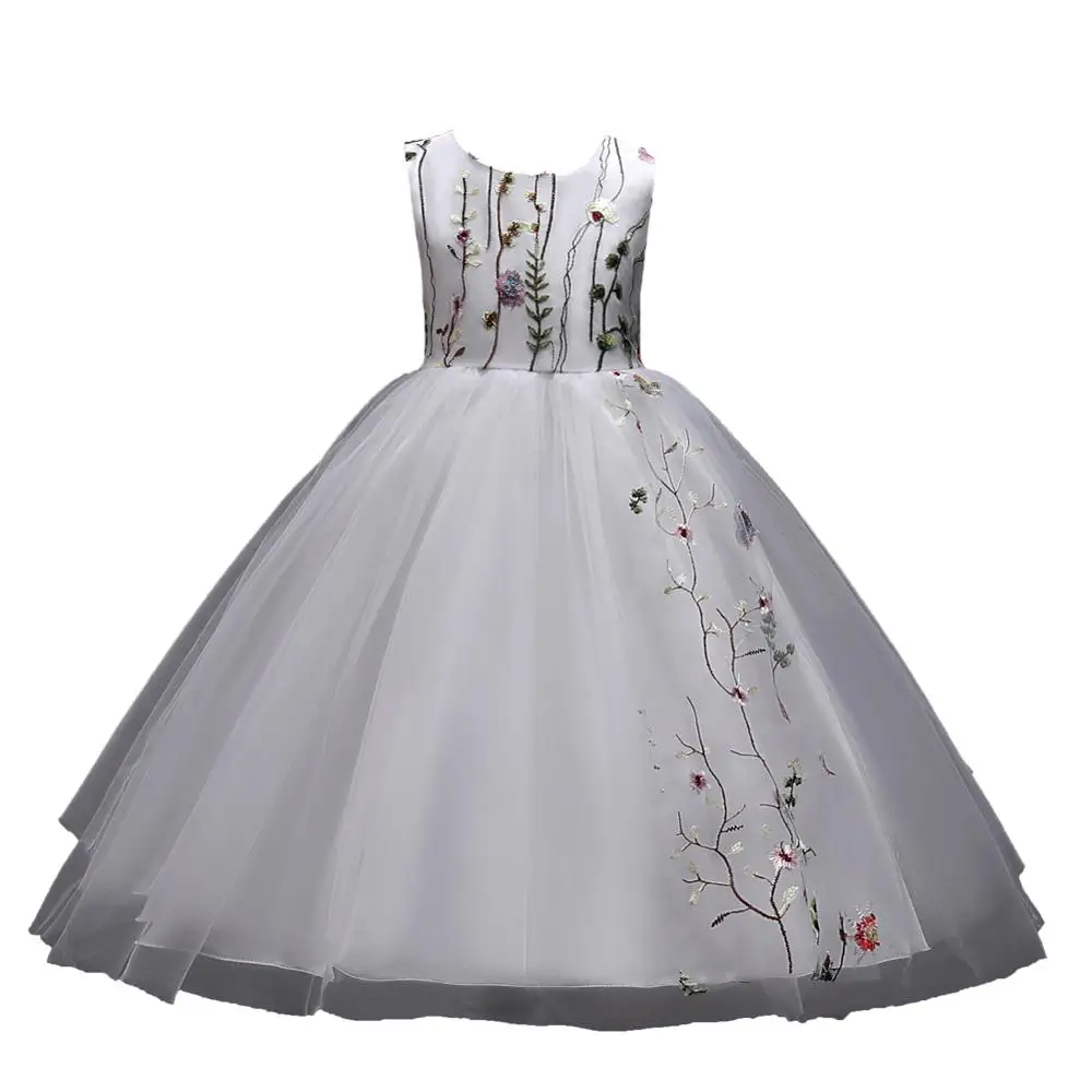 Little Big Girls Flowers Embroidery Sleeveless Wedding Party Dress Bridesmaid Dresses
Little Big Girls Flowers Embroidery Sleeveless Wedding Party Dress Bridesmaid Dresses