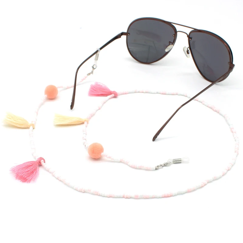 Acrylic Beads String Plush Ball Tasssl Eyeglasses Chains Glasses Rope Holder Sunglasses Strap Cord Neck Band Accessories
Acrylic Beads String Plush Ball Tasssl Eyeglasses Chains Glasses Rope Holder Sunglasses Strap Cord Neck Band Accessories