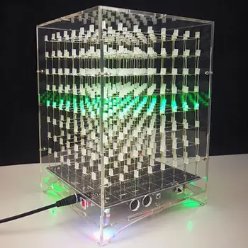 8S Music LED Night Light luminaria Set 8x8x8 Music Spectrum LED Lamp Electronic DIY Kits lot
8S Music LED Night Light luminaria Set 8x8x8 Music Spectrum LED Lamp Electronic DIY Kits lot