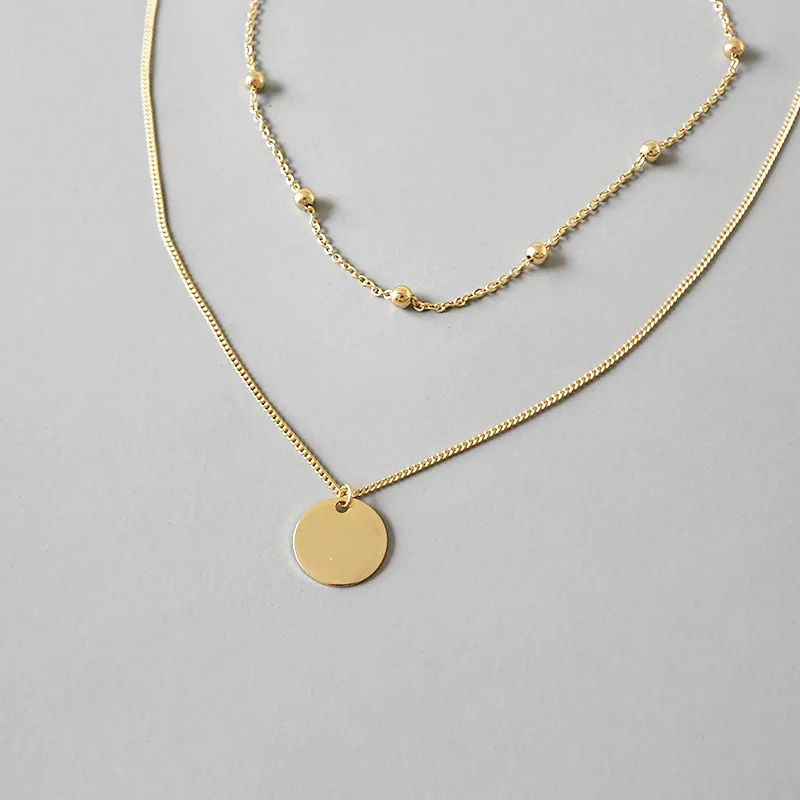 XT169 Korean S925 Sterling Silver Choker Bead Double Clavicle Necklace Adornment Student Silver Jewelry Chain Layered Gothic Gif
XT169 Korean S925 Sterling Silver Choker Bead Double Clavicle Necklace Adornment Student Silver Jewelry Chain Layered Gothic Gif