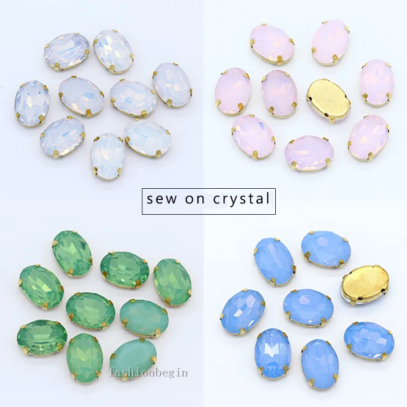 All-size Oval Opal sewing Flatback crystal glass Gemstone sew on claw rhinestone jewels Gold setting Buckle Clothing accessories
All-size Oval Opal sewing Flatback crystal glass Gemstone sew on claw rhinestone jewels Gold setting Buckle Clothing accessories