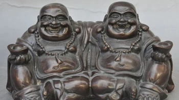 china buddhism bronze wealth yuanbao happy laugh 2 Maitreya Buddha lucky statue
china buddhism bronze wealth yuanbao happy laugh 2 Maitreya Buddha lucky statue