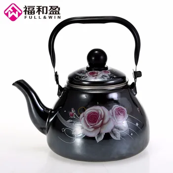 1.0L Enamel Mirror Glaze Pot Traditional Chinese Pear shaped pot Thickened Water Kettle with Steel Funnel
1.0L Enamel Mirror Glaze Pot Traditional Chinese Pear shaped pot Thickened Water Kettle with Steel Funnel