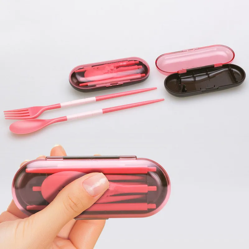 3PCs/Set Cutlery Dinnerware Mini Outdoors Portable Travel Sets Candy Color Folding Dinner Set Student Kids Kitchen Tool
3PCs/Set Cutlery Dinnerware Mini Outdoors Portable Travel Sets Candy Color Folding Dinner Set Student Kids Kitchen Tool