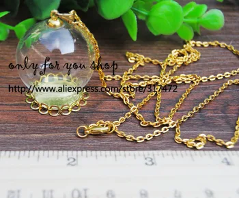 Hot Fairy!! 30sets/lot 30mmx20mm(20opening) Glass globe & base & cap connector&Neckace set glass bottle glass vials pendant DIY
Hot Fairy!! 30sets/lot 30mmx20mm(20opening) Glass globe & base & cap connector&Neckace set glass bottle glass vials pendant DIY