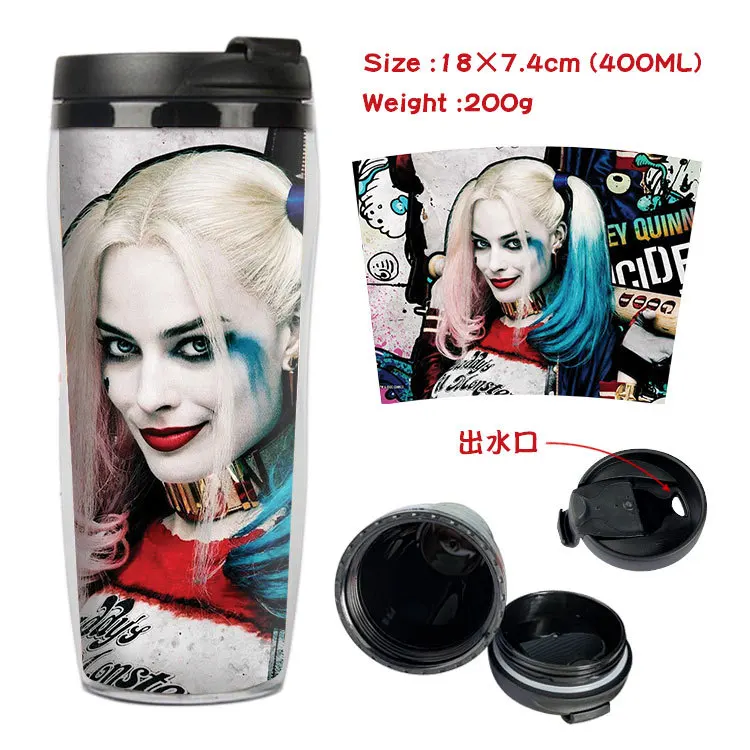 DC Suicide Squad Harley Quinn 2 Styles Double-deck Coffee Vacuum Cup 400ML Capacity Portable Cosplay Accessory Christmas Gift
DC Suicide Squad Harley Quinn 2 Styles Double-deck Coffee Vacuum Cup 400ML Capacity Portable Cosplay Accessory Christmas Gift