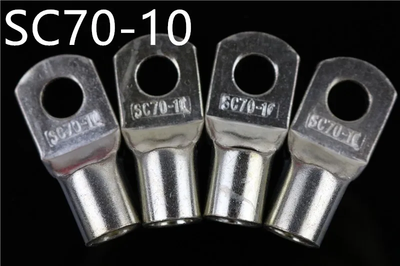 2PCS SC70-10 Tined copper connecting terminal SC70-10 (DTGA) bolt hole cable lugs battery terminals 70mm square wire
2PCS SC70-10 Tined copper connecting terminal SC70-10 (DTGA) bolt hole cable lugs battery terminals 70mm square wire