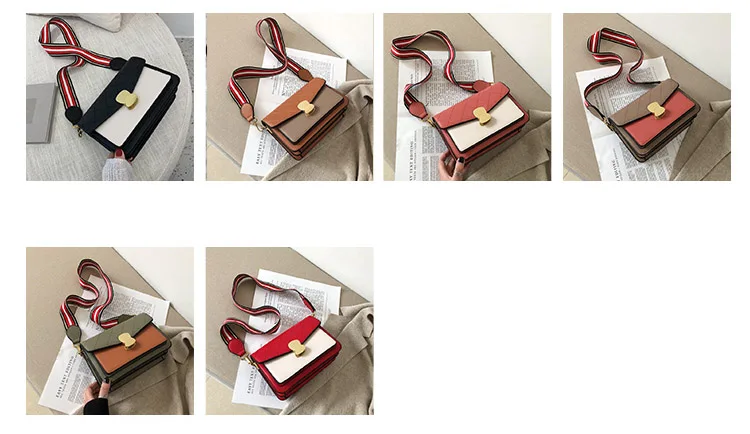 Women's Bag Small Panelled Crossbody Bags for Women (6)