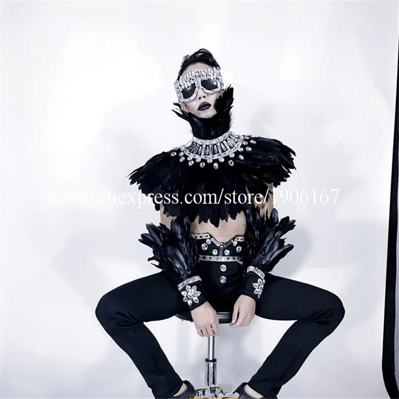 Hot sale New Fashion Black and Siver Color Dance Costumes Stage Performance Girl Women Clothes Mask
Hot sale New Fashion Black and Siver Color Dance Costumes Stage Performance Girl Women Clothes Mask