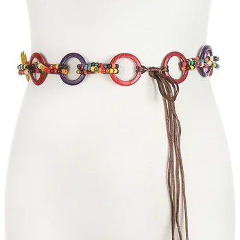 Bohemian Weave Rope Belt For Women Boho Hand Made Personality Beads Lady Creative Design Waist Belts Cinturon Mujer BZ64
Bohemian Weave Rope Belt For Women Boho Hand Made Personality Beads Lady Creative Design Waist Belts Cinturon Mujer BZ64