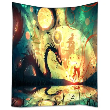 HommomH Tapestry Art Decor Wall Hanging in Dorm Living Room Bedroom Magic World Dinosaurs Colorful
HommomH Tapestry Art Decor Wall Hanging in Dorm Living Room Bedroom Magic World Dinosaurs Colorful
