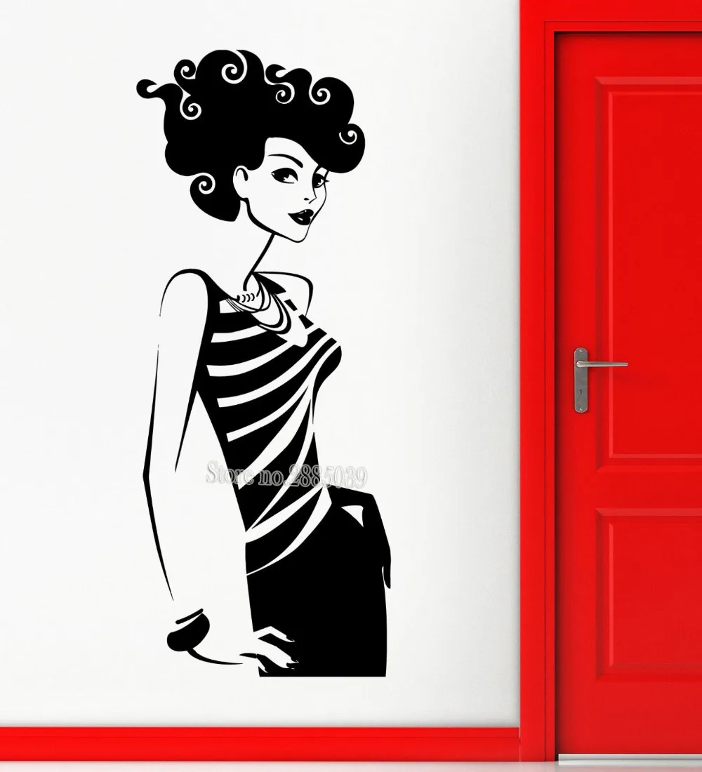 Hot Sexy Girl Wall Stickers Vinyl Decal Removable Beautiful Women Art Mural Living Room Wall Tattoo Monochrome Wallpapers LA458
Hot Sexy Girl Wall Stickers Vinyl Decal Removable Beautiful Women Art Mural Living Room Wall Tattoo Monochrome Wallpapers LA458