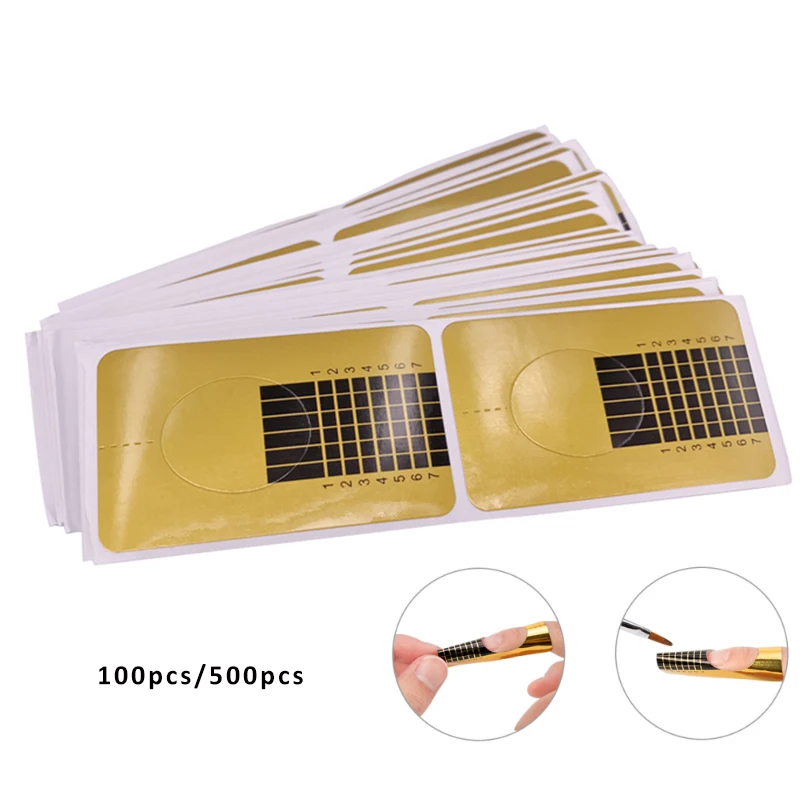 100pcs 500pcs Nail Form Tips Nail Art Form Acrylic Tip Gel Nails Sticker Extension Form for Acrylic UV Gel DIY Nail Art Manicure
100pcs 500pcs Nail Form Tips Nail Art Form Acrylic Tip Gel Nails Sticker Extension Form for Acrylic UV Gel DIY Nail Art Manicure