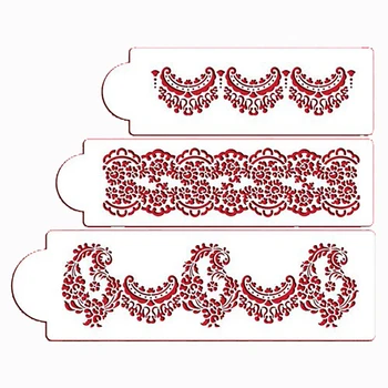 YO 3pcs/lot Fondant Molds Cake Stencil Frosting Stencils Sugar Wedding Cake Decorating Mold Cake Tools
YO 3pcs/lot Fondant Molds Cake Stencil Frosting Stencils Sugar Wedding Cake Decorating Mold Cake Tools