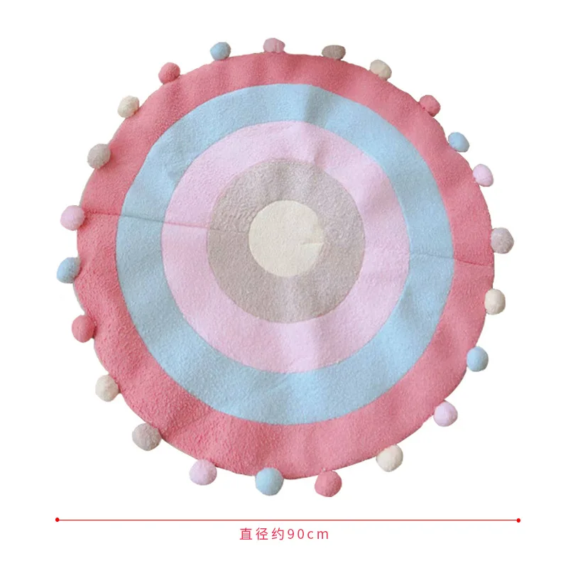 Baby Crawling Mat Pink Rainbow Ball Round Floor Mat Children's Room Crawling Mat Bedroom Anti-slip Mat
Baby Crawling Mat Pink Rainbow Ball Round Floor Mat Children's Room Crawling Mat Bedroom Anti-slip Mat