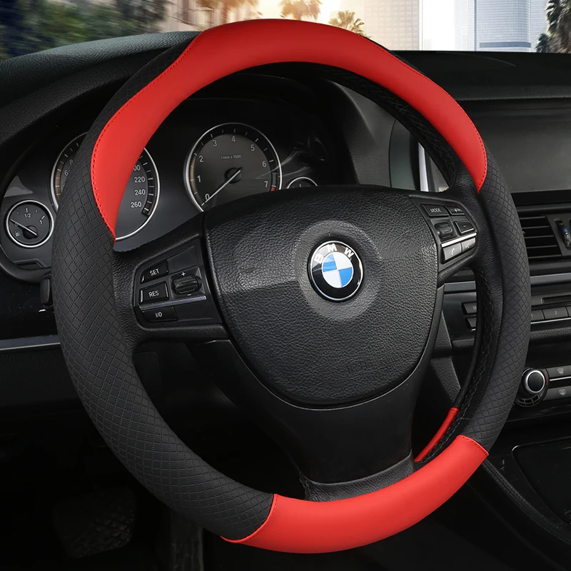 Automobile steering wheel cover Sport Design Car Steering Wheel Covers Case Auto Interior Fit For Most Car Universal 38cm
Automobile steering wheel cover Sport Design Car Steering Wheel Covers Case Auto Interior Fit For Most Car Universal 38cm