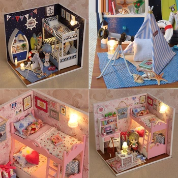 Doll House Furniture Miniatura Diy Doll Houses Miniature Dollhouse Wooden Toys For Children Grownups Birthday Gift H011 H012
Doll House Furniture Miniatura Diy Doll Houses Miniature Dollhouse Wooden Toys For Children Grownups Birthday Gift H011 H012