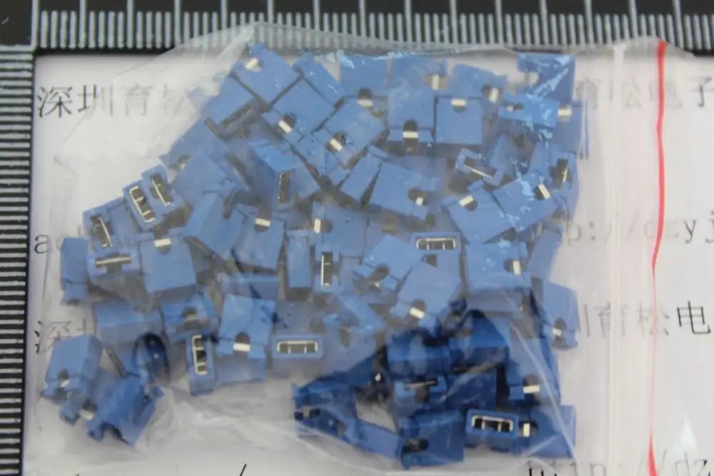 100pcs/lot Short block jumper cap blue short block 2.54 connecting block 100 electronics Connector
100pcs/lot Short block jumper cap blue short block 2.54 connecting block 100 electronics Connector