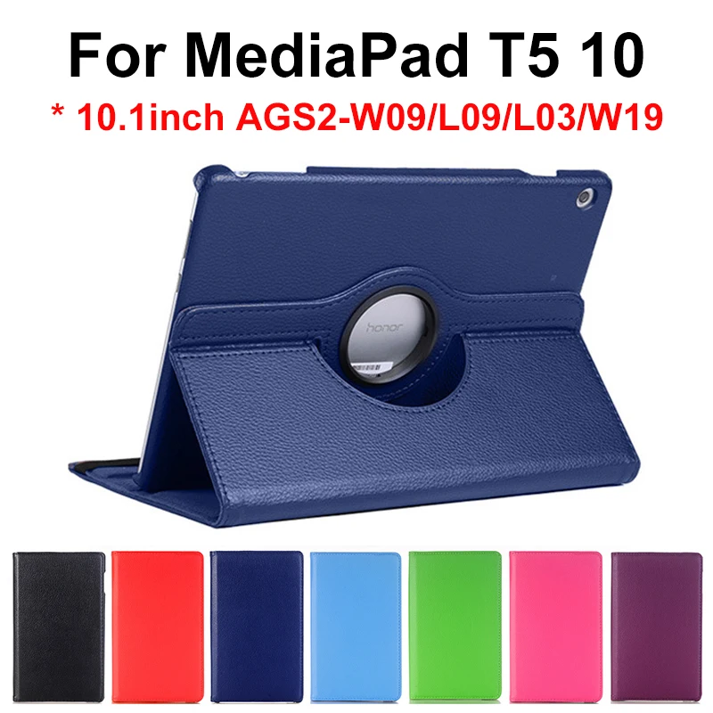 MediaPad T5 10.1" 360 Degree Rotating Filp Case for Huawei MediaPad T5 10 AGS2-W09/L09/L03/W19 10.1inch Tablet Cover Case Funda
MediaPad T5 10.1" 360 Degree Rotating Filp Case for Huawei MediaPad T5 10 AGS2-W09/L09/L03/W19 10.1inch Tablet Cover Case Funda