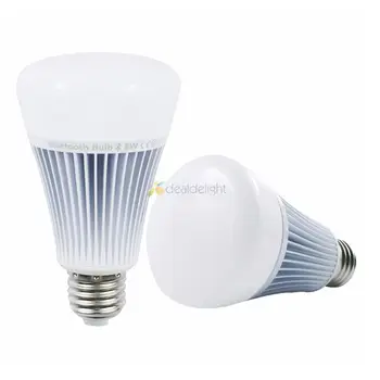 MiLight Wireless Bluetooth 4.0 Control Smart Bulb 8W RGB+CCT Color Temperature adjust E27 Led Lamp 85-265V Work On iOS Android
MiLight Wireless Bluetooth 4.0 Control Smart Bulb 8W RGB+CCT Color Temperature adjust E27 Led Lamp 85-265V Work On iOS Android
