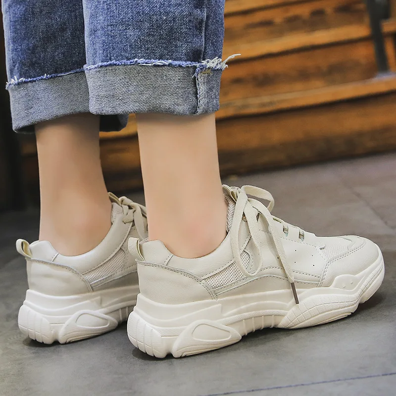 2019 Autumn Woman Running Shoes Thick-soled Breathable Casual Old Dad Platform Women Vulcanize Shoes Wedge Fashion Sneakers
2019 Autumn Woman Running Shoes Thick-soled Breathable Casual Old Dad Platform Women Vulcanize Shoes Wedge Fashion Sneakers