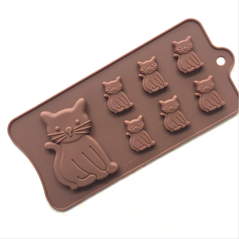 Animal Silicon Mold Cake Tools 7 kitten lovely Expression Tools Silicone mold silicone chocolate cookies silicone Mode
Animal Silicon Mold Cake Tools 7 kitten lovely Expression Tools Silicone mold silicone chocolate cookies silicone Mode
