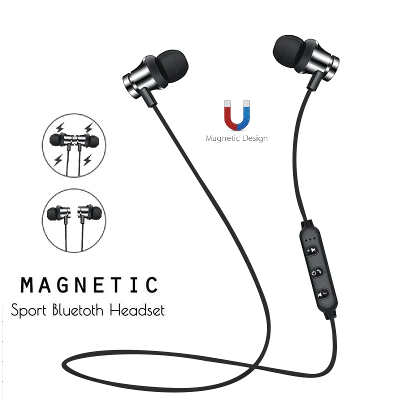 Bluetooth Earphone Wireless Headphones Running Metal Magnetic Wireless Bluetooth Earphone Sports Earphone for Phone Android IOS
Bluetooth Earphone Wireless Headphones Running Metal Magnetic Wireless Bluetooth Earphone Sports Earphone for Phone Android IOS