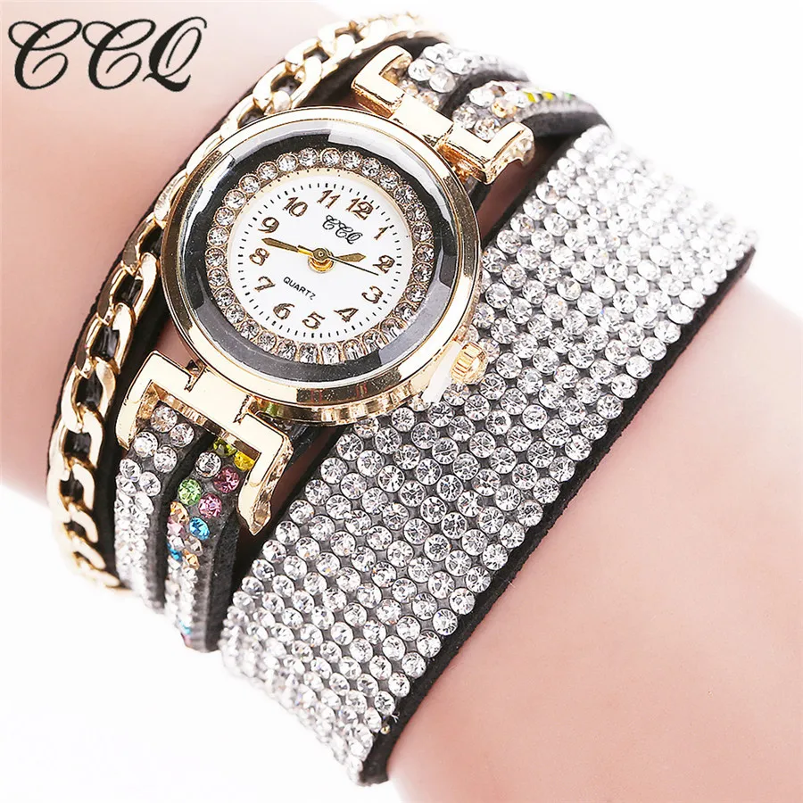 CCQ Fashion Ladies Dress Watch Women Luxury Crystal Gold Wrist Watch For Women Bracelet Quartz Watch Relogio Feminino C45 
CCQ Fashion Ladies Dress Watch Women Luxury Crystal Gold Wrist Watch For Women Bracelet Quartz Watch Relogio Feminino C45