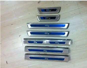 High quality stainless steel inside external Scuff Plate/Door Sill Protector Sticker Car Styling For 2016 KIA KX5
High quality stainless steel inside external Scuff Plate/Door Sill Protector Sticker Car Styling For 2016 KIA KX5