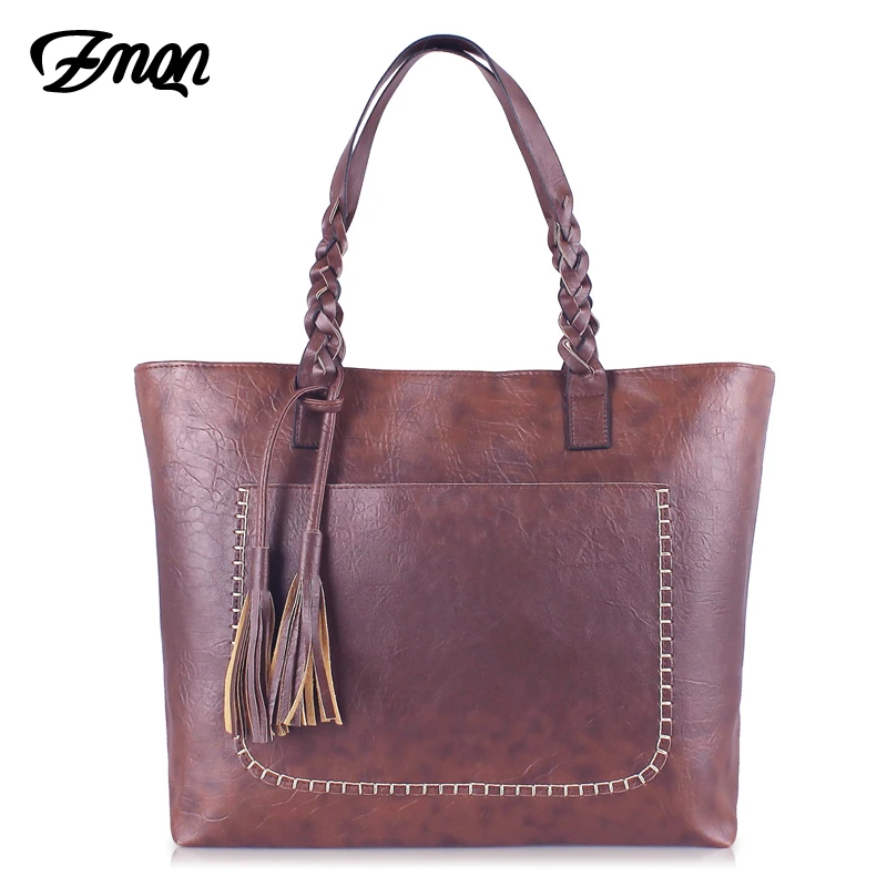 ZMQN Women Handbags Vintage Bags Retro Leather Tote Shoulder Bag Large Capacity Tassel Casual Hand Top-handle Bag Sac Femme C704
ZMQN Women Handbags Vintage Bags Retro Leather Tote Shoulder Bag Large Capacity Tassel Casual Hand Top-handle Bag Sac Femme C704