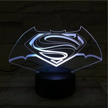 2018 Newest Superman 3D led colorful USB night Light Energy-saving table Lamp Star Master Dormitorio Usb Led Light Room Lamp
2018 Newest Superman 3D led colorful USB night Light Energy-saving table Lamp Star Master Dormitorio Usb Led Light Room Lamp