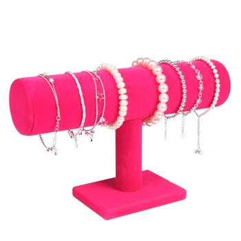 Portable Velvet/PU Leather Bracelet Bangle Necklace Display Stand Holder Watch Jewelry Organizer T-Bar Rack HSJ88
Portable Velvet/PU Leather Bracelet Bangle Necklace Display Stand Holder Watch Jewelry Organizer T-Bar Rack HSJ88