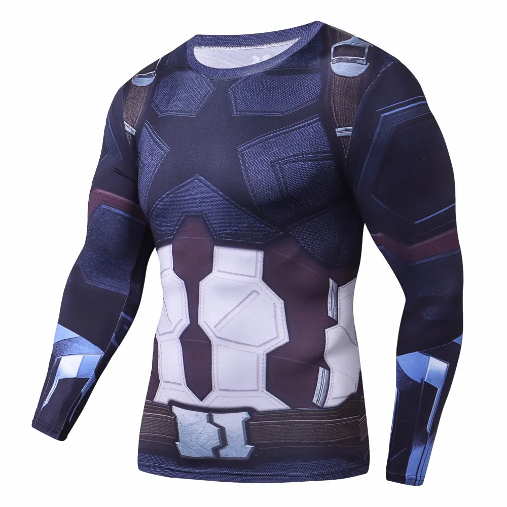 Avengers 3 Captain America 3D Printed T shirts Men Compression Shirt 2018 Infinite War Superheroes Costume Long Sleeve Tops
Avengers 3 Captain America 3D Printed T shirts Men Compression Shirt 2018 Infinite War Superheroes Costume Long Sleeve Tops